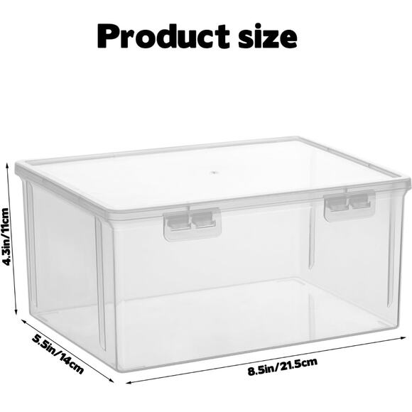 Rainmae Paint Storage Box Plastic Lid Fits 20 2 fl oz Acrylic Paint Bottles s27 - Picture 2 of 8